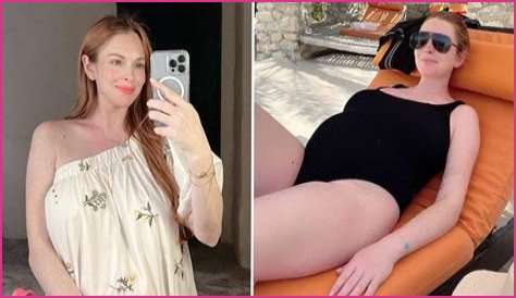 Lindsay Lohan Side Boob Selfie Reminds Us She's Still Around